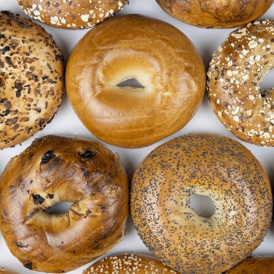 Toasted Mini New York Bagel.