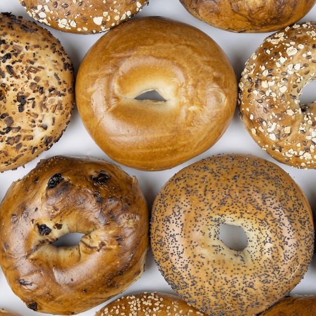Toasted Mini New York Bagel.