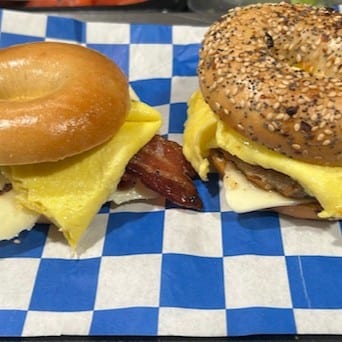 Mini New York Bagel Breakfast Spotwich.