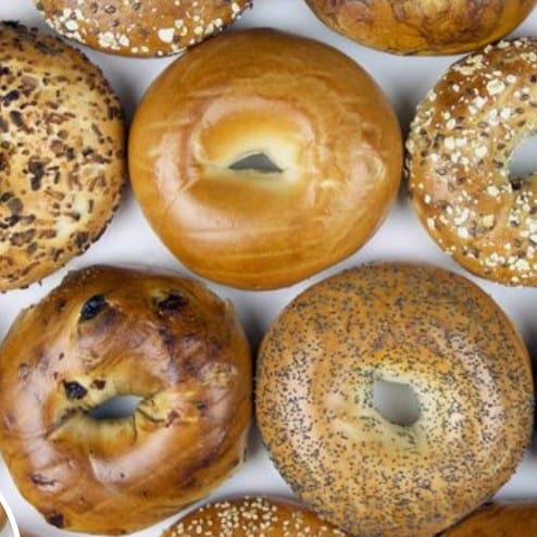 Toasted Mini New York Bagel.